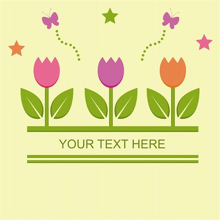 simsearch:400-04331987,k - cute spring background with tulips Foto de stock - Super Valor sin royalties y Suscripción, Código: 400-04800949