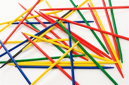 simsearch:400-04811369,k - pick-up sticks on white background Stock Photo - Budget Royalty-Free & Subscription, Code: 400-04801006