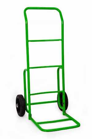 simsearch:400-07262064,k - Hand Trolley isolated on white background Stock Photo - Budget Royalty-Free & Subscription, Code: 400-04801092