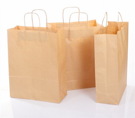 simsearch:400-05072969,k - the paper bags photo on white background Stock Photo - Budget Royalty-Free & Subscription, Code: 400-04801370