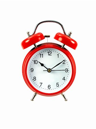 simsearch:400-04801462,k - An alarm clock isolated ahgainsdt a white background Stock Photo - Budget Royalty-Free & Subscription, Code: 400-04801460