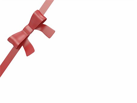 simsearch:400-04353306,k - Red gift ribbon isolated on white with clipping path Stock Photo - Budget Royalty-Free & Subscription, Code: 400-04801914