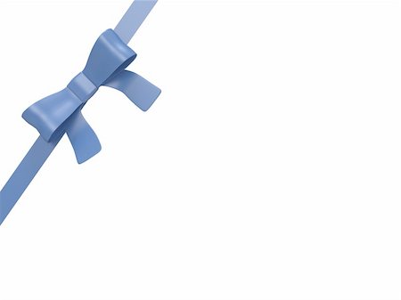 simsearch:400-04353306,k - Blue gift ribbon isolated on white with clipping path Stock Photo - Budget Royalty-Free & Subscription, Code: 400-04801915