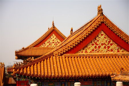 simsearch:400-07833653,k - Forbidden city with golden tiles Stockbilder - Microstock & Abonnement, Bildnummer: 400-04802726