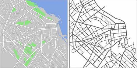simsearch:400-09051583,k - Vector map of Buenos Aires. Photographie de stock - Aubaine LD & Abonnement, Code: 400-04802744