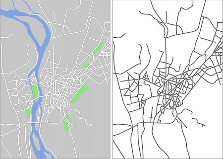 Vector map of Bangkok. Stock Photo - Budget Royalty-Free & Subscription, Code: 400-04802745