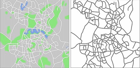 simsearch:400-09051583,k - Vector map of Canberra. Photographie de stock - Aubaine LD & Abonnement, Code: 400-04802746