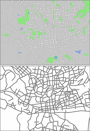 simsearch:851-02964474,k - Vector map of Johannesburg. Stock Photo - Budget Royalty-Free & Subscription, Code: 400-04802757