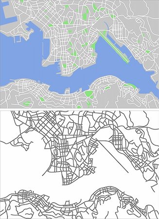 simsearch:400-09051583,k - Vector map of Hongkong. Photographie de stock - Aubaine LD & Abonnement, Code: 400-04802753
