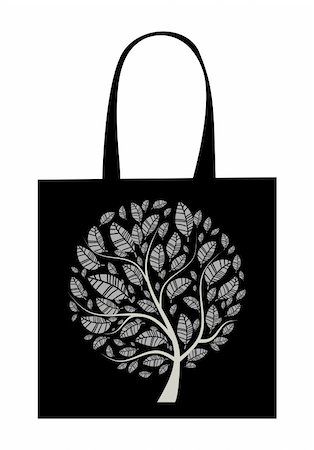 simsearch:400-05308882,k - Shopping bag design, art tree Stock Photo - Budget Royalty-Free & Subscription, Code: 400-04802927