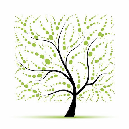 simsearch:400-04256433,k - Art tree beautiful for your design Photographie de stock - Aubaine LD & Abonnement, Code: 400-04803016