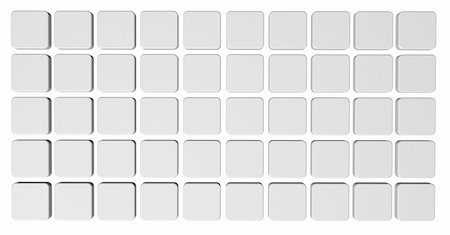 simsearch:400-04987969,k - tiles on white background - 3d illustration Foto de stock - Super Valor sin royalties y Suscripción, Código: 400-04803265