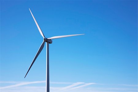 simsearch:400-05877544,k - wind mill power, isolated on blue sky; Stock Photo - Budget Royalty-Free & Subscription, Code: 400-04803309