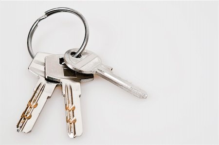 simsearch:400-04350998,k - Isolated set of keys on key ring Stock Photo - Budget Royalty-Free & Subscription, Code: 400-04803710