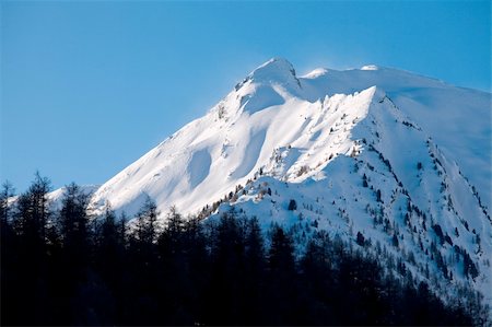 simsearch:400-04359682,k - Snowy mountain peak Stock Photo - Budget Royalty-Free & Subscription, Code: 400-04814481