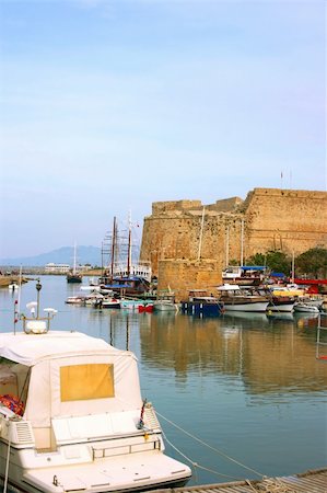 simsearch:400-05052257,k - Bay in Kyrenia, North Cyprus. Stock Photo - Budget Royalty-Free & Subscription, Code: 400-04815956