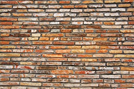 simsearch:400-05297805,k - red brick wall showing the ancient atmosphere Foto de stock - Super Valor sin royalties y Suscripción, Código: 400-04816123