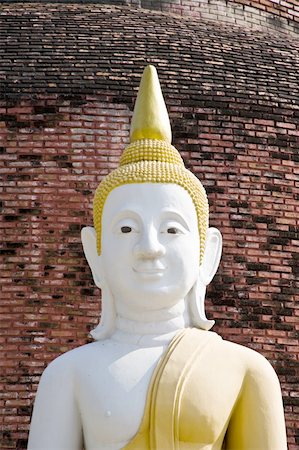 simsearch:400-06131825,k - Buddha statue thai temple Chachengsao in Thailand Stock Photo - Budget Royalty-Free & Subscription, Code: 400-04816537