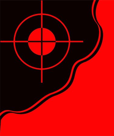 ruslan5838 (artist) - Illustration of red target on an abstract background Stockbilder - Microstock & Abonnement, Bildnummer: 400-04816577