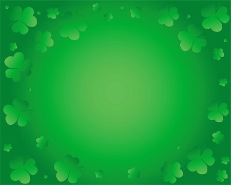green background created from a group of leaf clover Photographie de stock - Aubaine LD & Abonnement, Code: 400-04816606