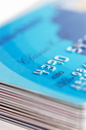 simsearch:400-07032988,k - Pile of credit card. Narrow focus, macro view. Stock Photo - Budget Royalty-Free & Subscription, Code: 400-04816922