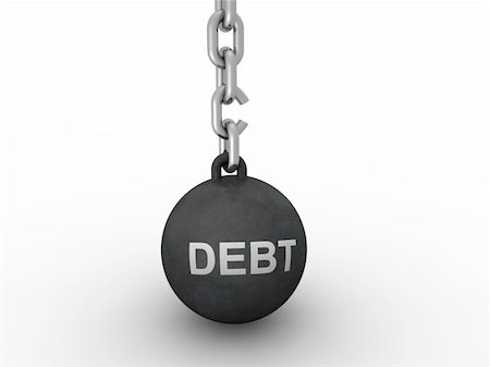 Debt concept Stock Photo - Budget Royalty-Free & Subscription, Code: 400-04817228