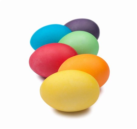 simsearch:400-04081519,k - multi color eggs isolated on white Stock Photo - Budget Royalty-Free & Subscription, Code: 400-04817320