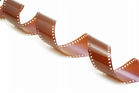 film strip in front of a white background Stock Photo - Budget Royalty-Free & Subscription, Code: 400-04817546