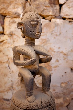 simsearch:400-05721339,k - African Dogons sculpture in Mali made in wood Fotografie stock - Microstock e Abbonamento, Codice: 400-04817679