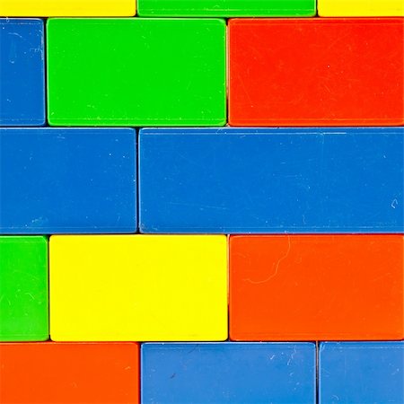 plastic blocks - Background of plastic building blocks.  Bright colors. Stock Photo - Budget Royalty-Free & Subscription, Code: 400-04817691