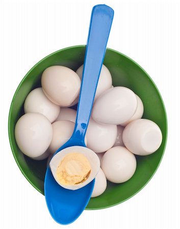 quail - Bowl of Boiled Quail Eggs with Sliced Egg in Spoon. Stock Photo - Budget Royalty-Free & Subscription, Code: 400-04819167