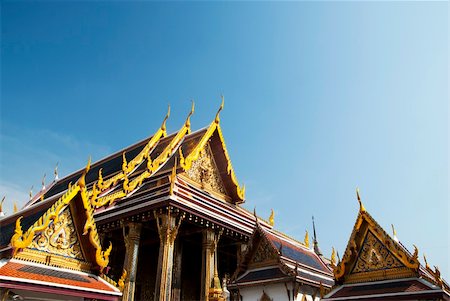 Wat pra kaew Grand palace bangkok Stock Photo - Budget Royalty-Free & Subscription, Code: 400-04819248