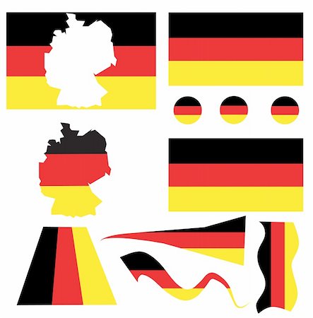 simsearch:400-03994118,k - Flag of Germany Foto de stock - Super Valor sin royalties y Suscripción, Código: 400-04810099