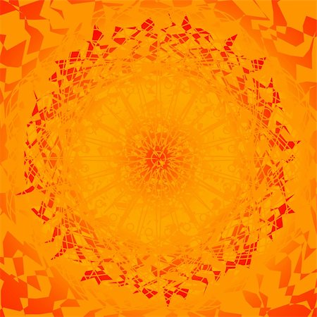 simsearch:400-06411697,k - Abstract radial red and orange vector background Fotografie stock - Microstock e Abbonamento, Codice: 400-04810197