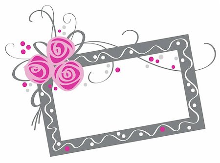 simsearch:400-05382865,k - floral frame with rose bouquet Stock Photo - Budget Royalty-Free & Subscription, Code: 400-04811386