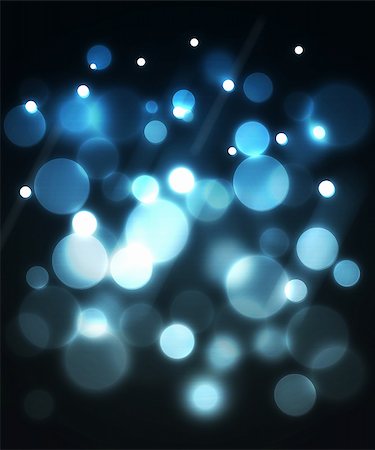 Blue fiber optic abstract background. Glowing focus effect. Stock Photo - Budget Royalty-Free & Subscription, Code: 400-04811382