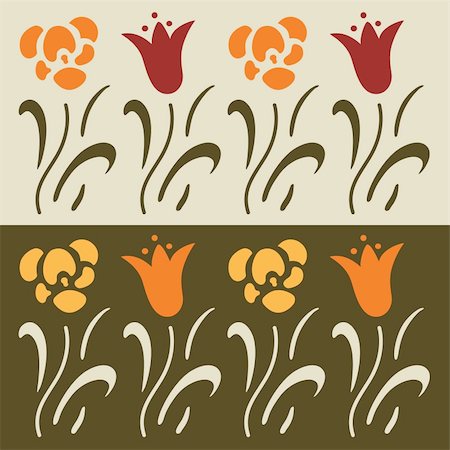 simsearch:400-08158857,k - Vector illustration - set of floral vector elements Photographie de stock - Aubaine LD & Abonnement, Code: 400-04812465