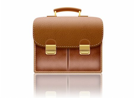 Illustration of an icon of a briefcase Stock Photo - Budget Royalty-Free & Subscription, Code: 400-04812795
