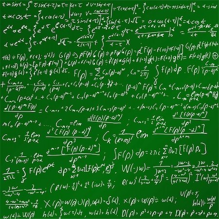 simsearch:400-06080922,k - Vector illustration of a chalk board filed with equations. EPS 8. Stock Photo - Budget Royalty-Free & Subscription, Code: 400-04812876