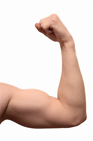 athletic arm on white background Stock Photo - Budget Royalty-Free & Subscription, Code: 400-04812979