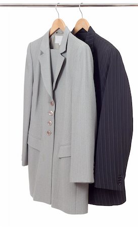 suit on rack - suits on the rack, isolated on white Stock Photo - Budget Royalty-Free & Subscription, Code: 400-04813526