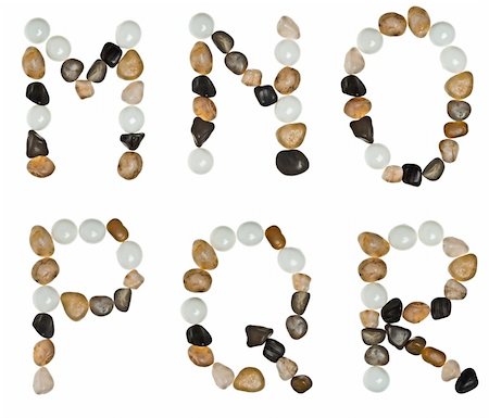 simsearch:400-04834843,k - M to R letters made of stones Stock Photo - Budget Royalty-Free & Subscription, Code: 400-04813994