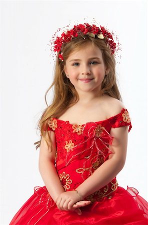 A young girl in costume princess Stock Photo - Budget Royalty-Free & Subscription, Code: 400-04824065