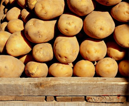simsearch:400-09112314,k - Organic potatoes on a market stall Fotografie stock - Microstock e Abbonamento, Codice: 400-04824360