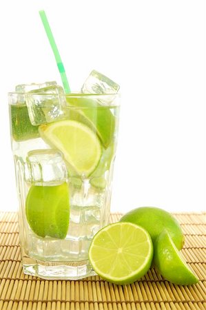 simsearch:400-04787910,k - mojito or Caipirinha cocktail drink with lemon Stock Photo - Budget Royalty-Free & Subscription, Code: 400-04824440