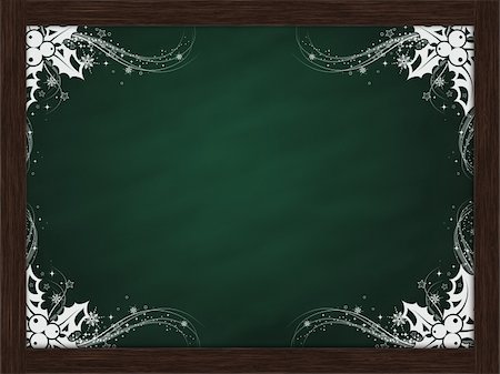 white design border blank chalk board Stock Photo - Budget Royalty-Free & Subscription, Code: 400-04824523