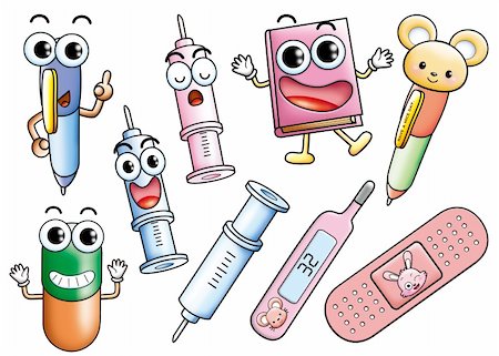 simsearch:400-04354487,k - Cute cartoon design elements set - monster Stock Photo - Budget Royalty-Free & Subscription, Code: 400-04824898