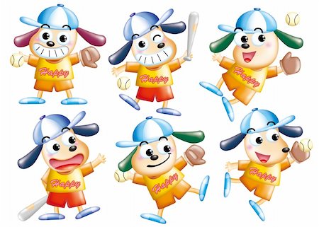 simsearch:400-04354487,k - Cute cartoon design elements set - DOG Stock Photo - Budget Royalty-Free & Subscription, Code: 400-04824891