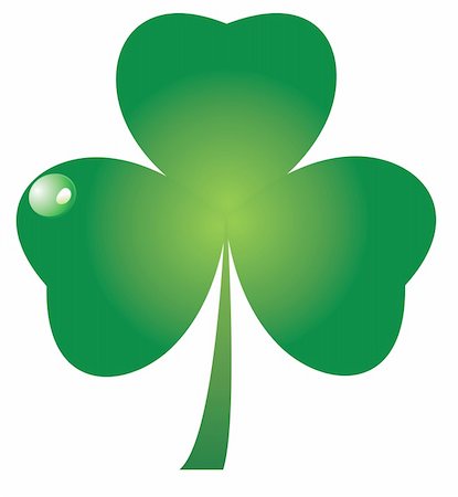 simsearch:400-06570489,k - vector illustration of a shamrock Stock Photo - Budget Royalty-Free & Subscription, Code: 400-04824916