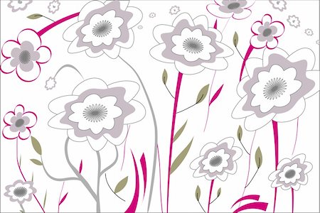 simsearch:400-06082540,k - vector flower background. EPS 8 Fotografie stock - Microstock e Abbonamento, Codice: 400-04825454
